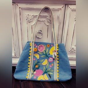 A & B Express Edition Embroidered Tote Bag